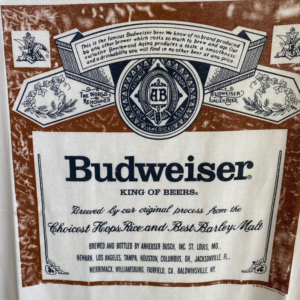 Budweiser Beer Ad 90’s Graphic Tee - Picture 10 of 11
